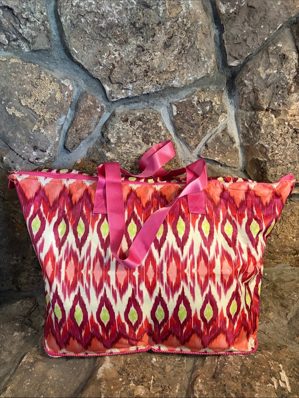 Chico's Be Bold Packable Zipper Tote Bag
